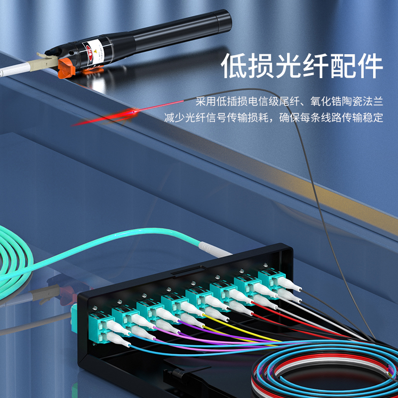 光纤终端盒 万兆多模OM4-LC